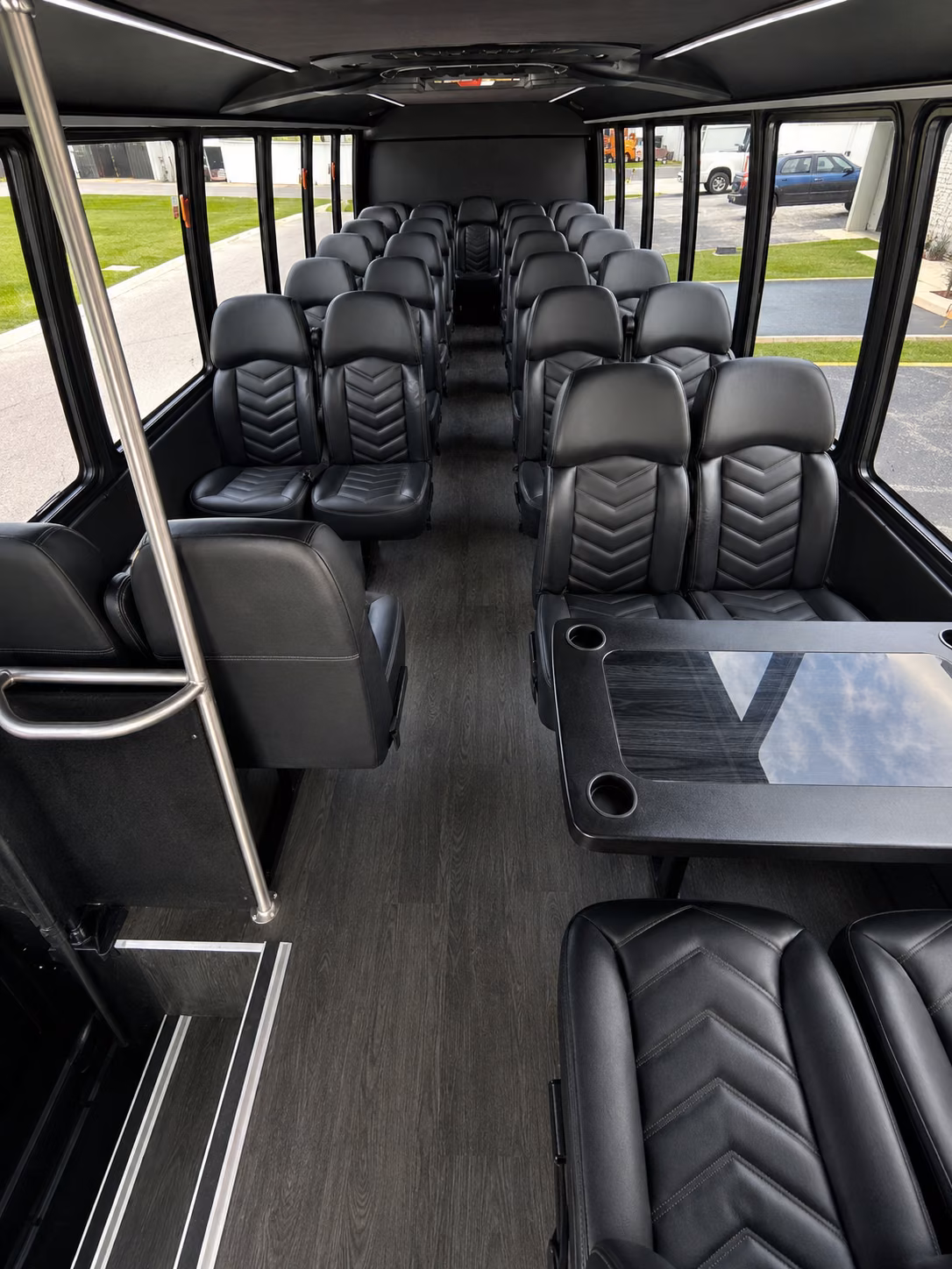 worcester concert transportation onboard seating